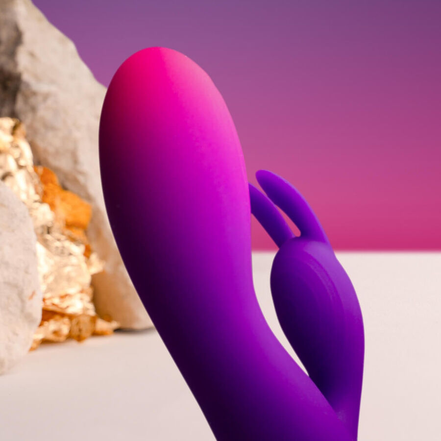 ROCKS- OFF - GLO- GIRL PURPLE RABBIT VIBRATOR - Imagem de 2