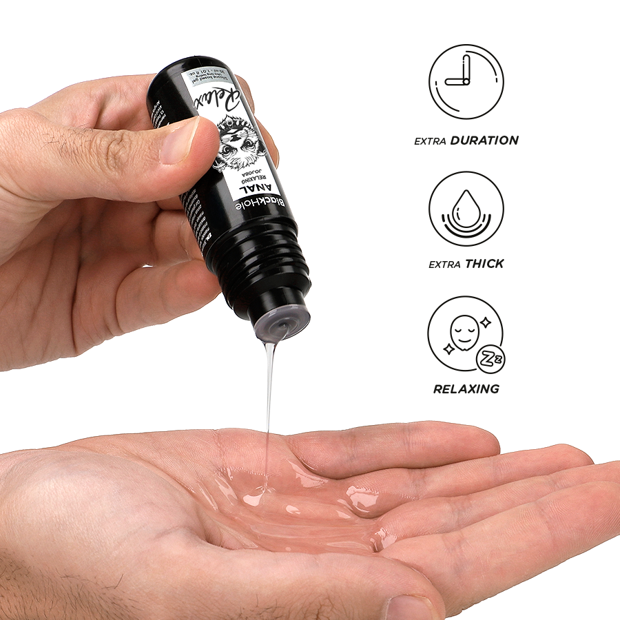 BLACK HOLE - ANAL RELAXING JOJOBA RELAX SILICONE BASE 30 ML - Imagem de 3