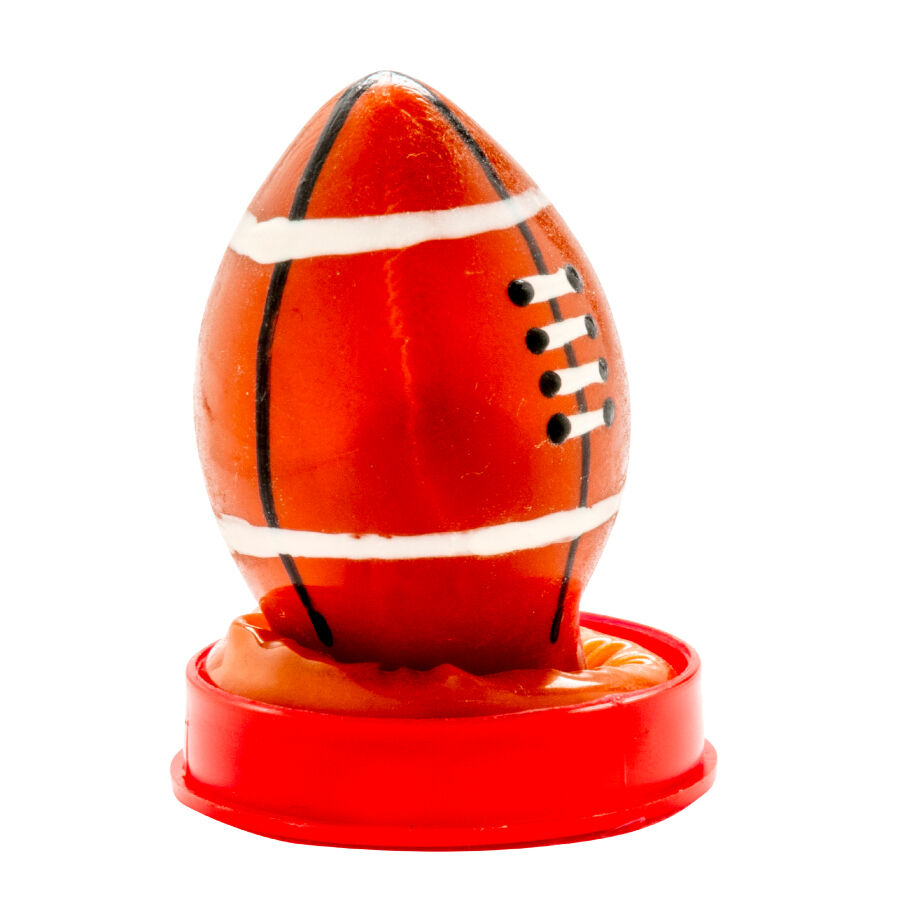 CONDOMERIE - HANDPAINTED NOVELTY CONDOMS RUGBY BALL - Imagem de 2