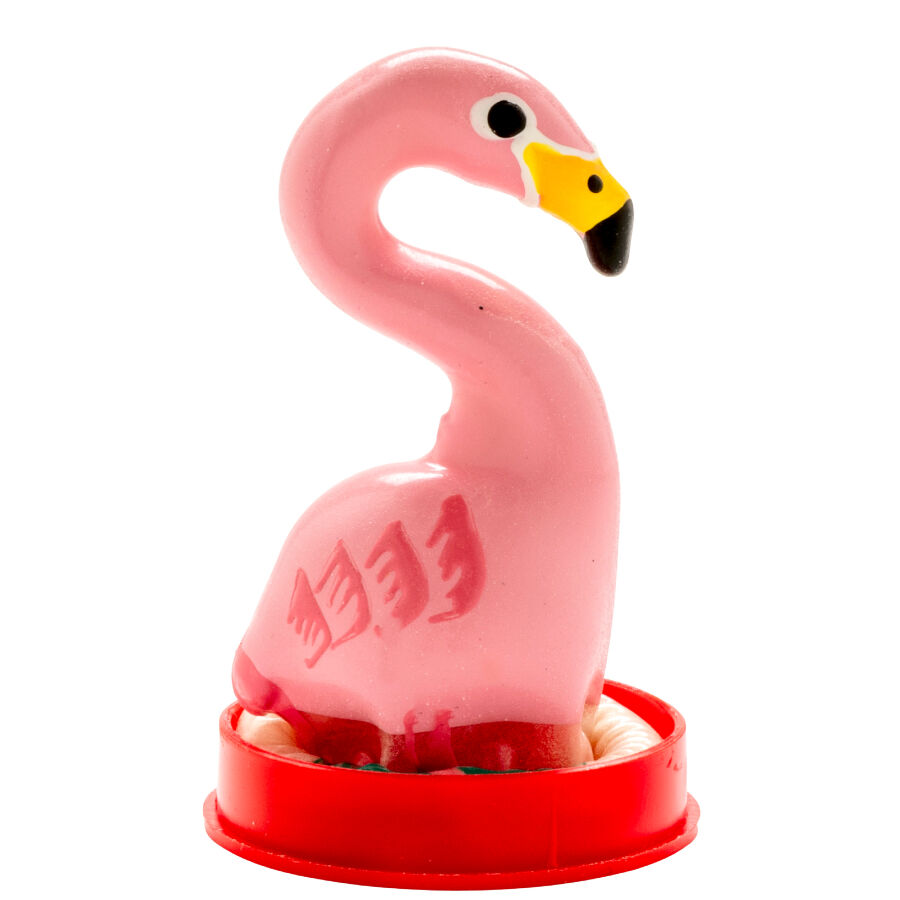 CONDOMERIE - HANDPAINTED NOVELTY CONDOMS FLAMINGO PINK - Imagem de 2
