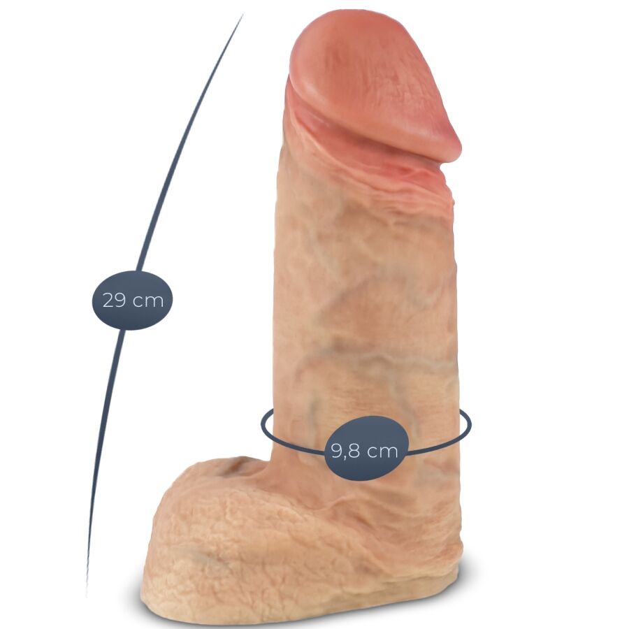 SILEXD - MODEL 1 XTREME PREMIUM SILICONE REALISTIC PENIS 28 CM - Imagem de 5