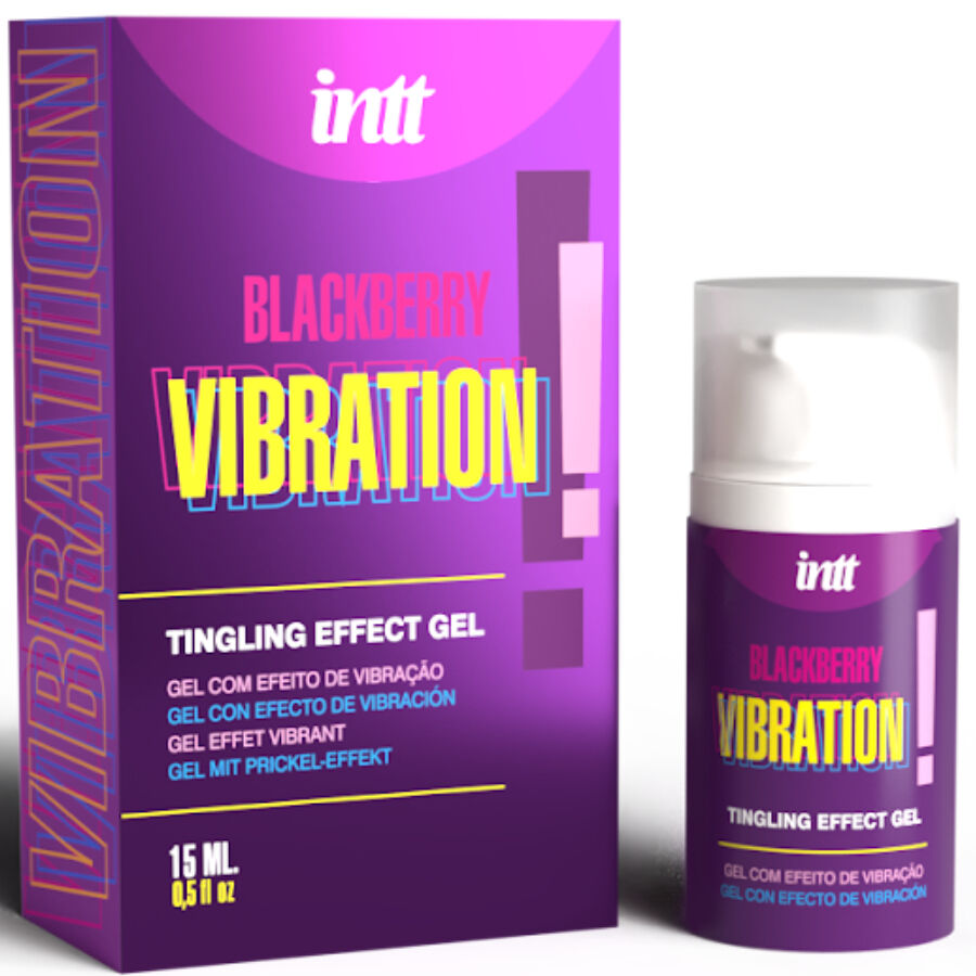 INTT RELEASES - LIQUID VIBRATING GEL BLACKBERRY FLAVOR 15 ML - Imagem de 3