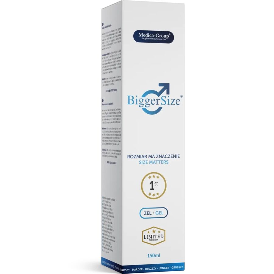 MEDICA GROUP - BIGGER SIZE INTIMATE GEL FOR MEN 150 ML - Imagem de 2