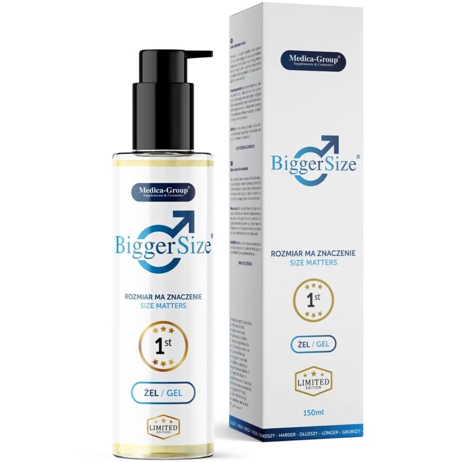 MEDICA GROUP - BIGGER SIZE INTIMATE GEL FOR MEN 150 ML - Imagem de 3