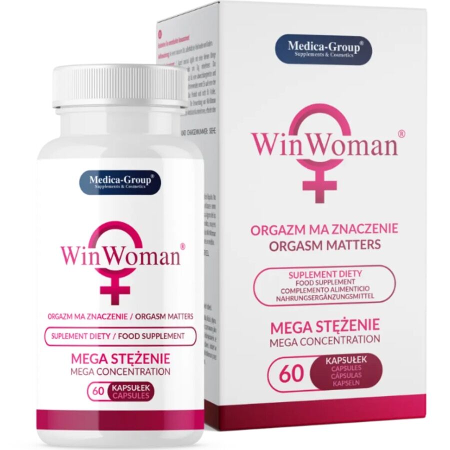 MEDICA GROUP - WIN WOMAN LIBIDO ENLARGEMENT 60 CAPSULES - Imagem de 2