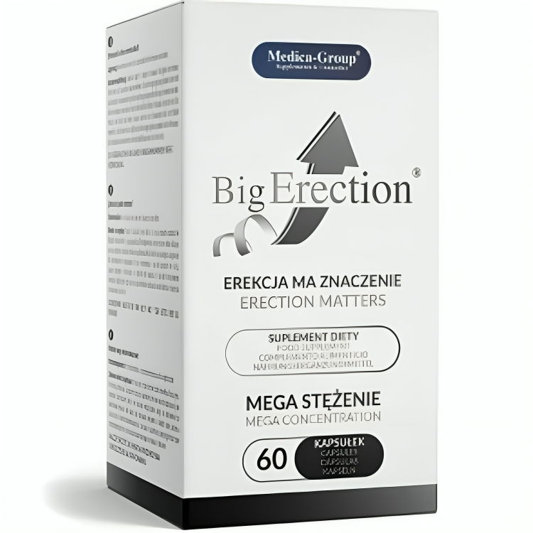 MEDICA GROUP - BIG ERECTION ENHANCER FOR MEN 60 CAPSULES - Imagem de 2