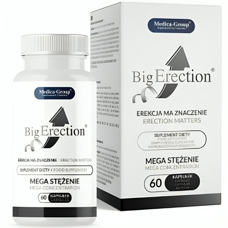 MEDICA GROUP - BIG ERECTION ENHANCER FOR MEN 60 CAPSULES - Imagem de 3