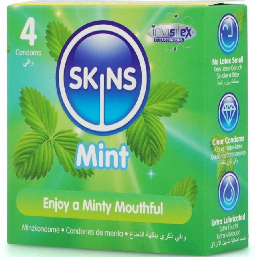SKINS - MINT PREMIUM CONDOMS PACK 4 - Imagem de 2