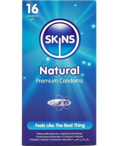SKINS - NATURAL PREMIUM CONDOMS PACK 16