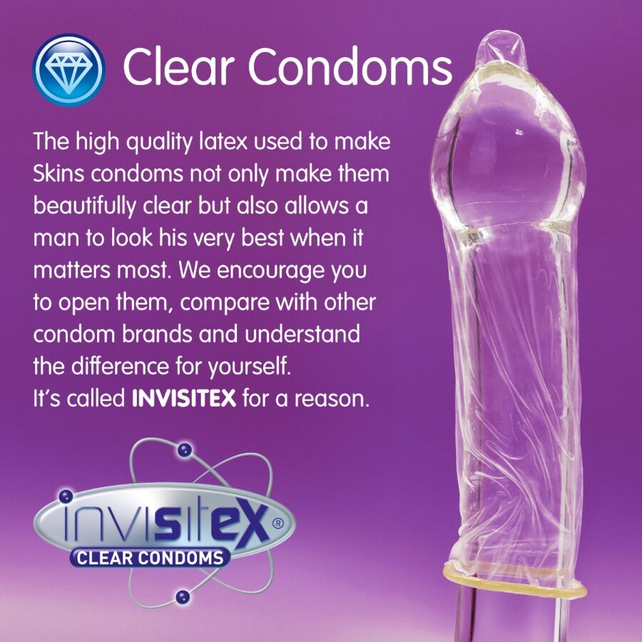 SKINS - EXTRA LARGE PREMIUM CONDOMS PACK 16 - Imagem de 3