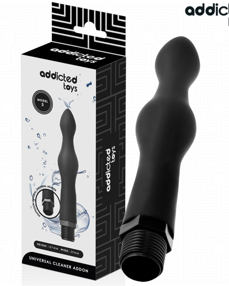 ADDICTED TOYS - ANAL CLEANER WITH UNIVERSAL ADAPTER MODEL 3