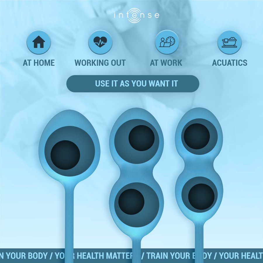 INTENSE - CHARLI KEGEL BALL KIT OCEAN BLUE - Imagem de 3