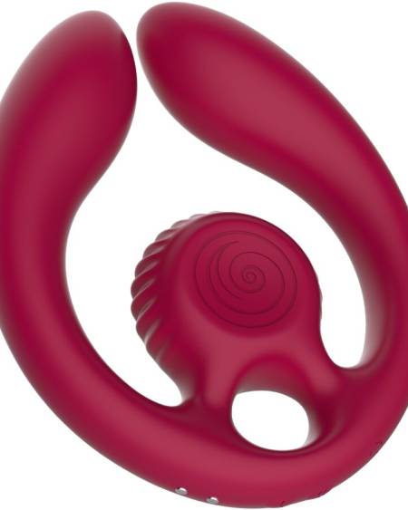 SNAIL VIBE - GIZI DUO COUPLES STIMULATOR REMOTE CONTROL BURGUNDY