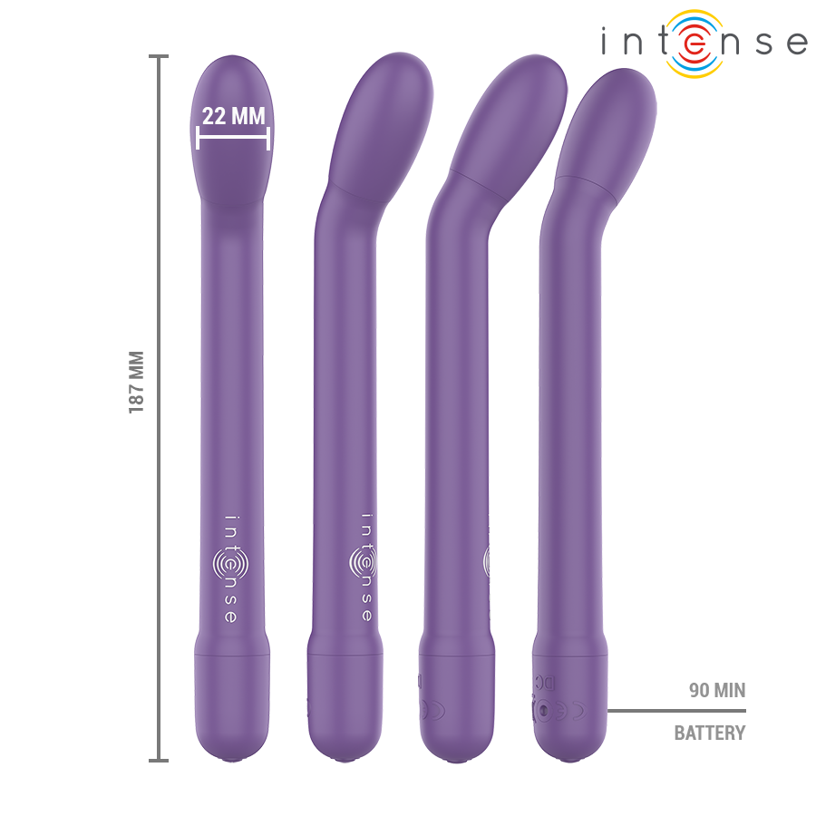 INTENSE - KARLIE RECHARGEABLE G-SPOT STIMULATOR PURPLE - Imagem de 5