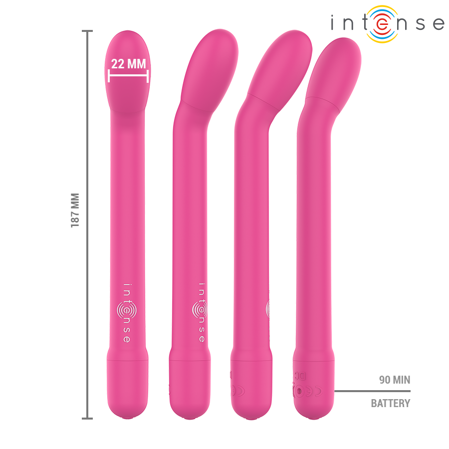 INTENSE - KARLIE RECHARGEABLE G-SPOT STIMULATOR PINK - Imagem de 5