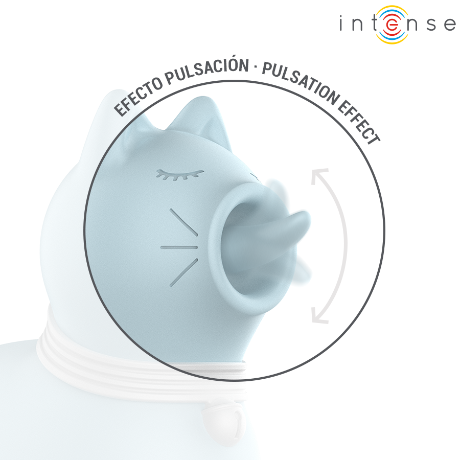 INTENSE - DUCHESS STIMULATOR WITH ROTATING TONGUE 360 BLUE - Imagem de 5