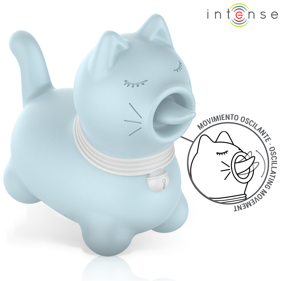 INTENSE - DUCHESS STIMULATOR WITH ROTATING TONGUE 360 BLUE - Imagem de 3
