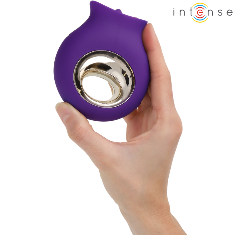 INTENSE - TULI CLITORIS STIMULATOR 9 VIBRATIONS 9 OSCILLATIONS PURPLE - Imagem de 3