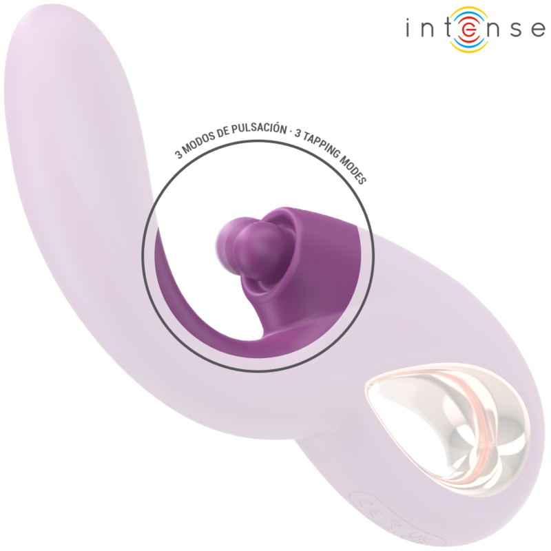 INTENSE - LALI MULTIFUNCTION G-SPOT VIBRATOR TAPPING THRUST VIBRATION PURPLE - Imagem de 3