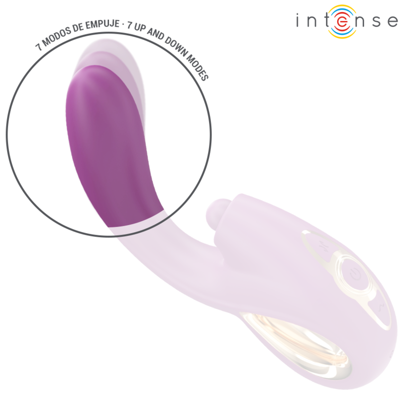 INTENSE - LALI MULTIFUNCTION G-SPOT VIBRATOR TAPPING THRUST VIBRATION PURPLE - Imagem de 4