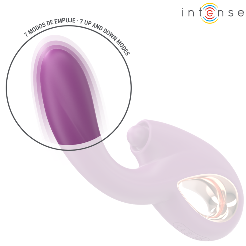 INTENSE - LALI MULTIFUNCTION G-SPOT VIBRATOR TAPPING THRUST VIBRATION PURPLE - Imagem de 5