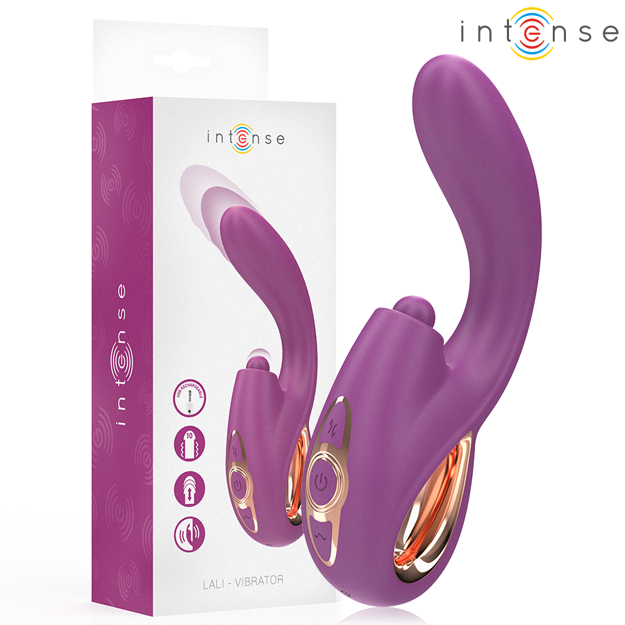 INTENSE - LALI MULTIFUNCTION G-SPOT VIBRATOR TAPPING THRUST VIBRATION PURPLE