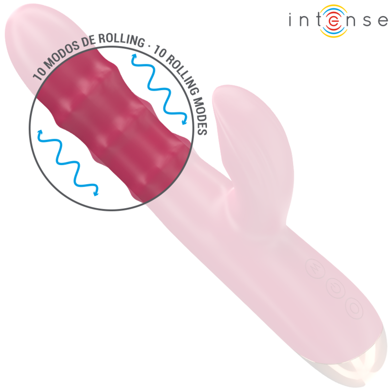 INTENSE - CHLOE MULTIFUNCTION VIBRATOR 3 IN 1 RED - Imagem de 3