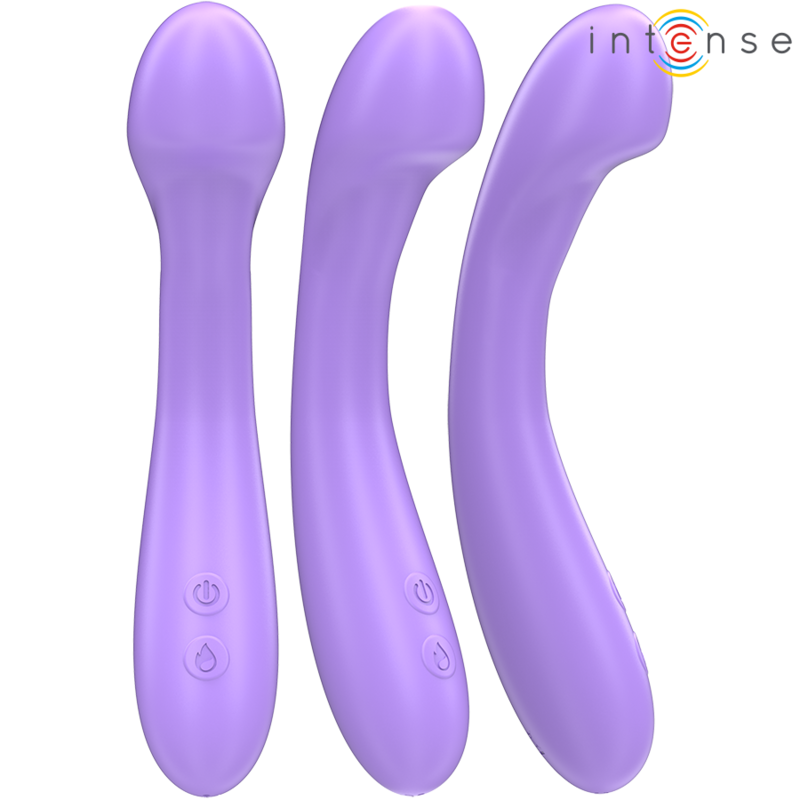 INTENSE - BECKY VIBRATOR 19 CM HEATABLE 7 VIBRATIONS PURPLE - Imagem de 3