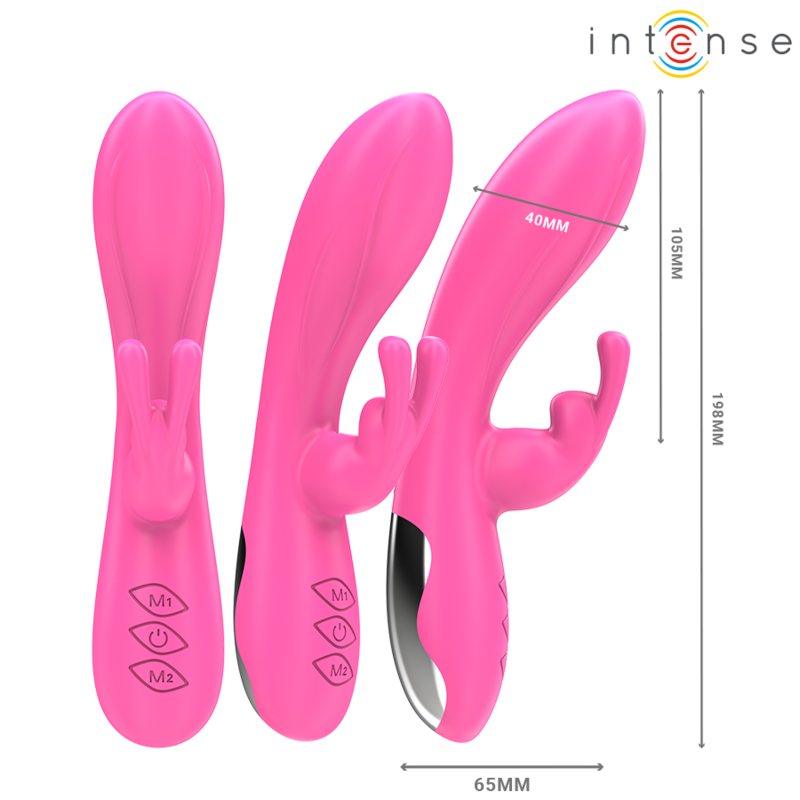 INTENSE - RANDALL RABBIT VIBRATOR 10 VIBRATIONS PINK - Imagem de 3