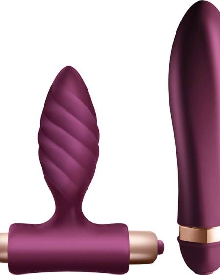 CLIMAXIMUM - DESIRE KIT TWISTED VIBRATOR + ANAL PLUG