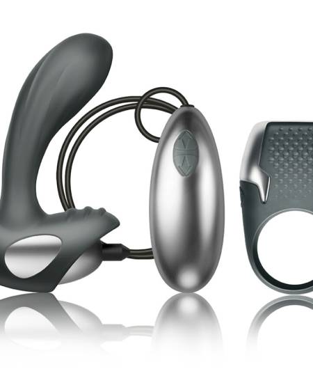 CLIMAXIMUM - EXCITE KIT COCK RING + WIRE PROSTATE MASSAGER