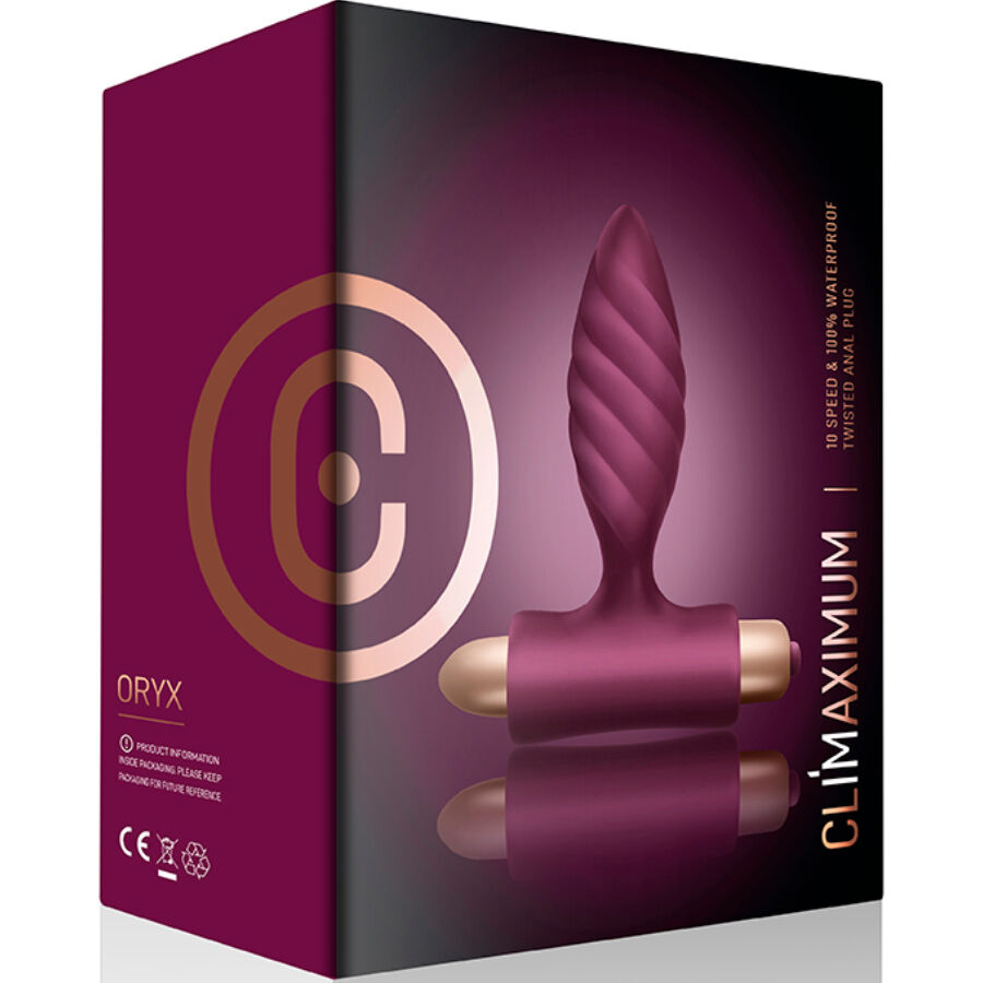 CLIMAXIMUM - ORYX TWISTED ANAL PLUG - Imagem de 3
