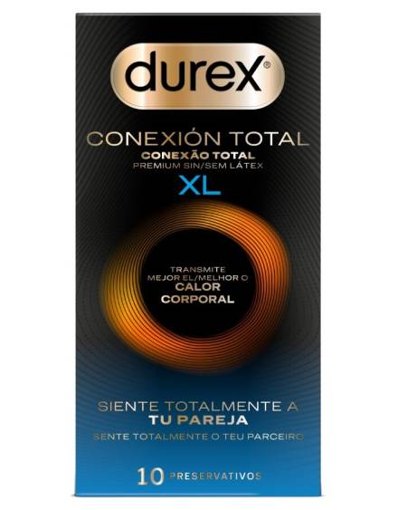DUREX - TOTAL CONNECTION XL ULTRA FINE PLUS LATEX FREE 10 UNITS