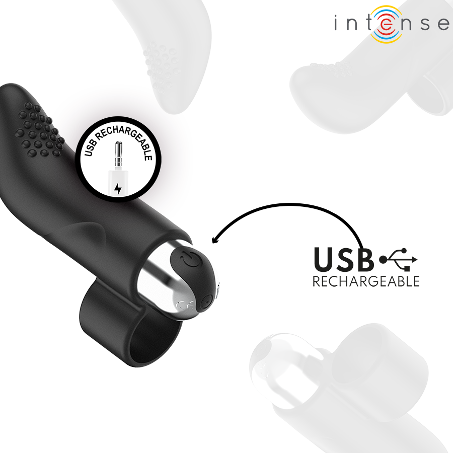 INTENSE - DAMIANO RECHARGEABLE FINGER STIMULATOR - Imagem de 5