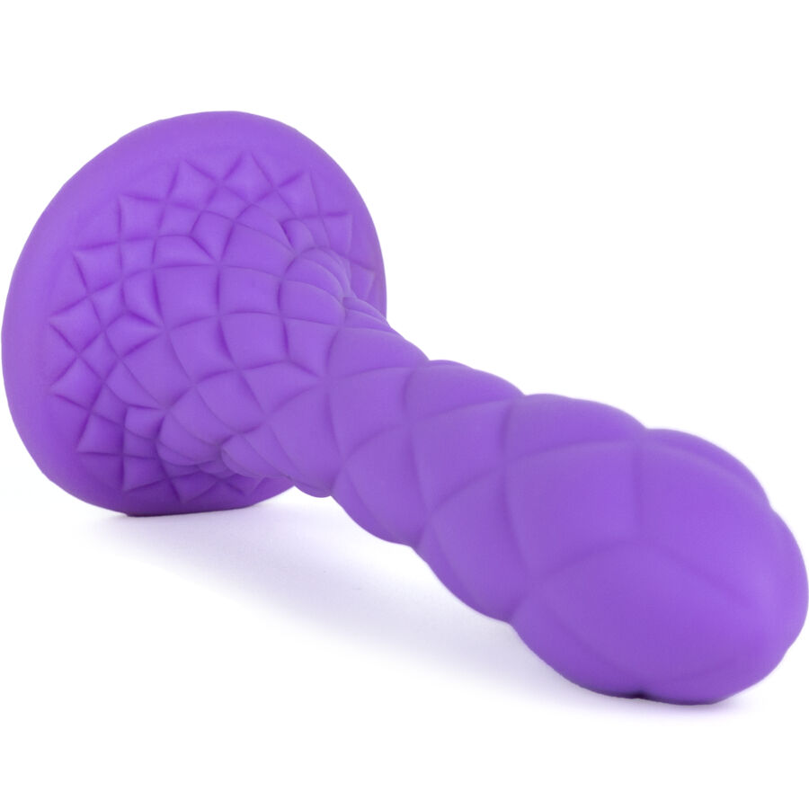 SILEXD - DREAMY DILDO FANTASY SILICONA LIQUIDA TERMOREACTIVO VIOLETA 18.5 CM - Imagem de 3