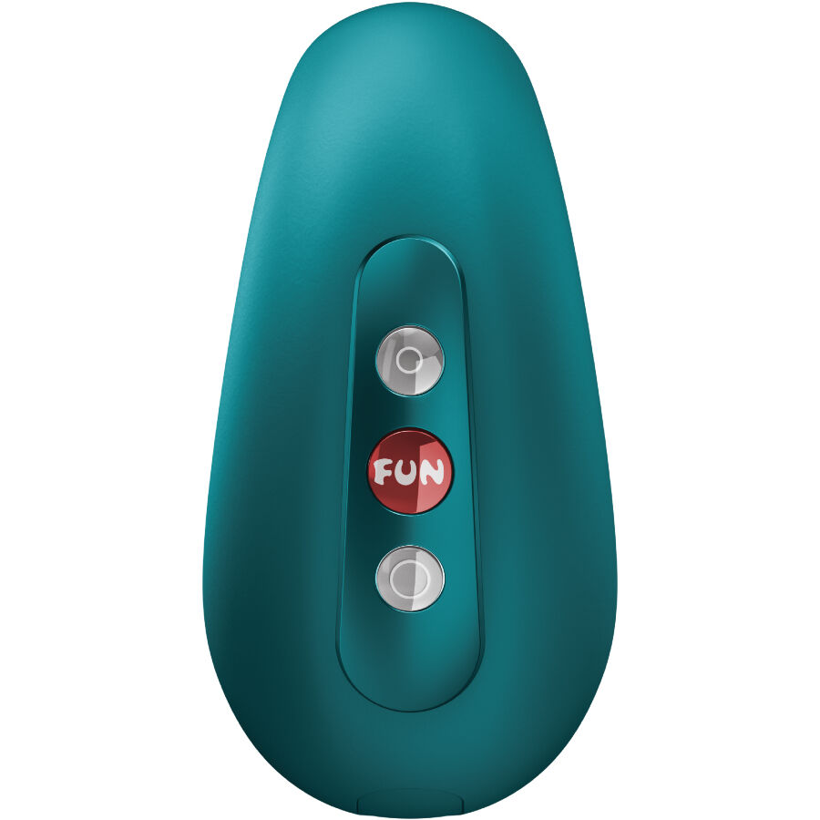 FUN FACTORY - CHERIE DOUBLE AIR PULSE VIBRATOR BOTTLE GREEN - Imagem de 3