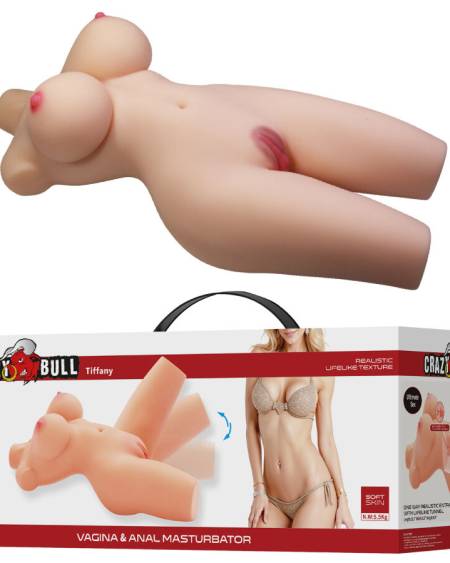 CRAZY BULL - TIFFANY REALISTIC FEMALE TORSO VAGINA AND ANAL 5.5 KG