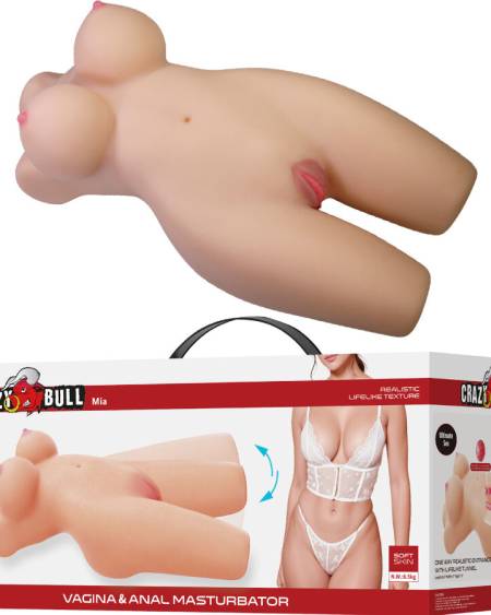 CRAZY BULL - MIA REALISTIC FEMALE TORSO VAGINA AND ANAL 8.5 KG