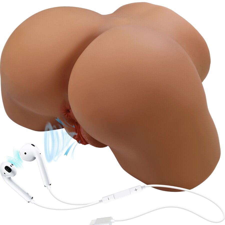 CRAZY BULL - SOPHIA REALISTIC FEMALE BUTT VIBRATOR AND SUCKER WITH SOUND 5.5 KG - Imagem de 2