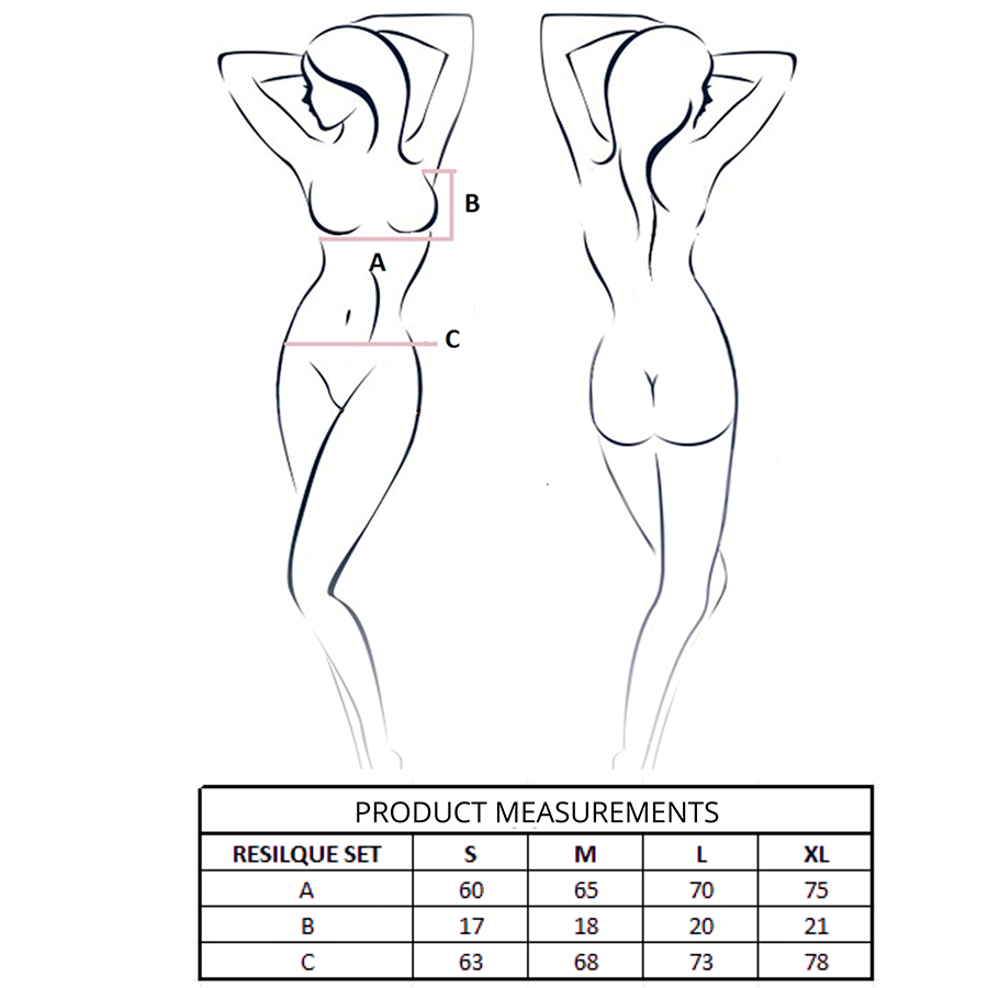 PASSION - RESILQUE BRA + THONG SET TOMATO RED L/XL - Imagem de 4