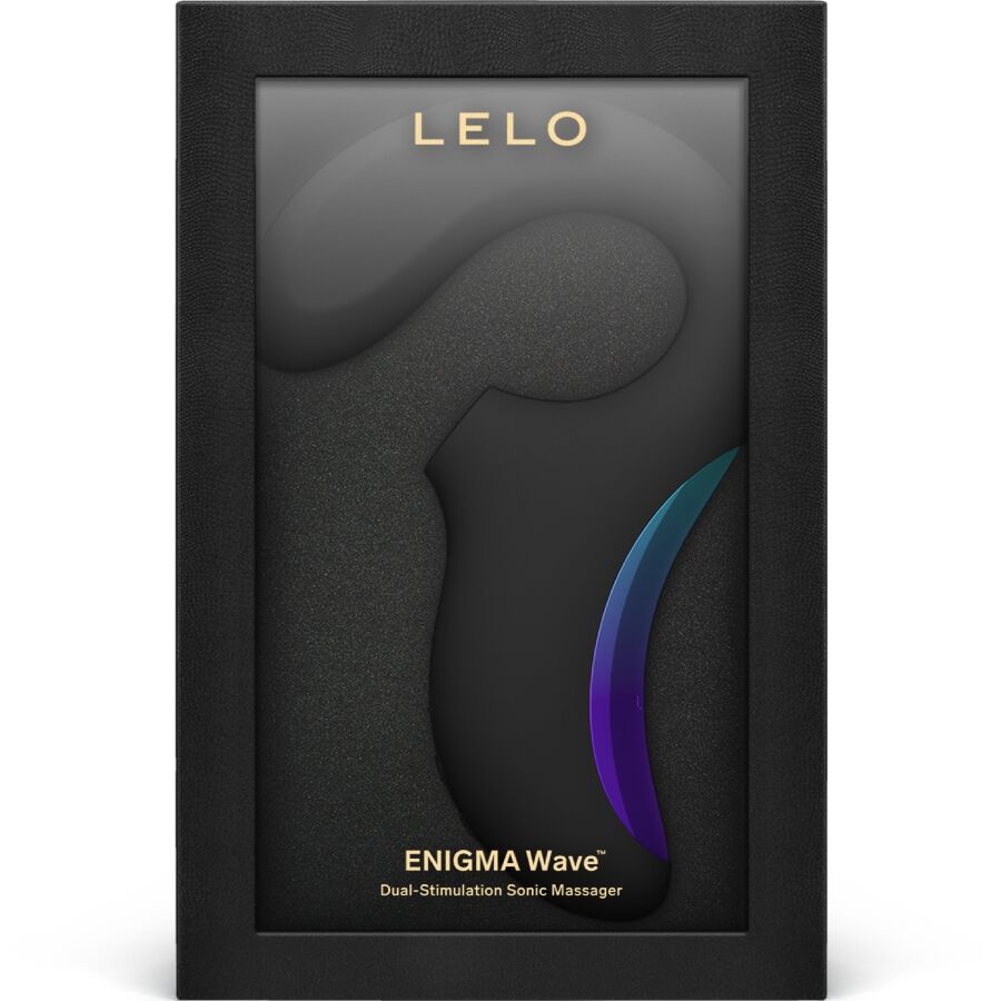 LELO - ENIGMA WAVE TRIPLE VIBRATION MASSAGER BLACK - Imagem de 4