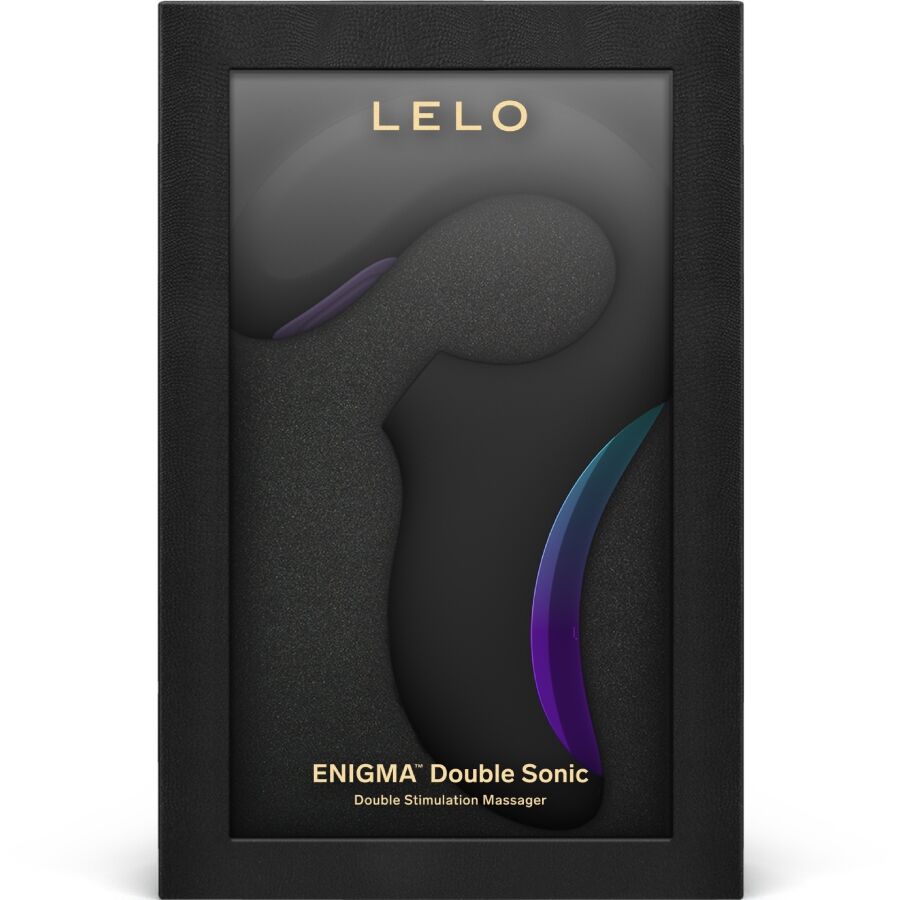 LELO - ENIGMA DOUBLE SONIC VIBRATOR POINT G BLACK - Imagem de 4