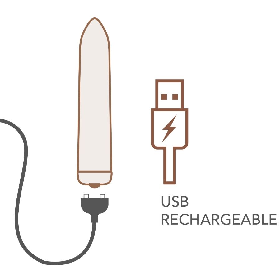 ROCKS-OFF - RECHARGEABLE VIBRATING BULLET POPPY RED - Imagem de 5