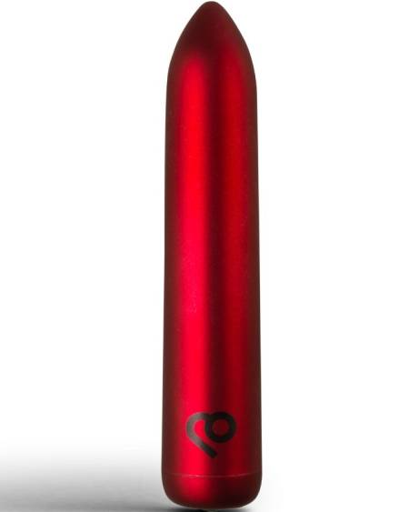 ROCKS-OFF - RECHARGEABLE VIBRATING BULLET POPPY RED