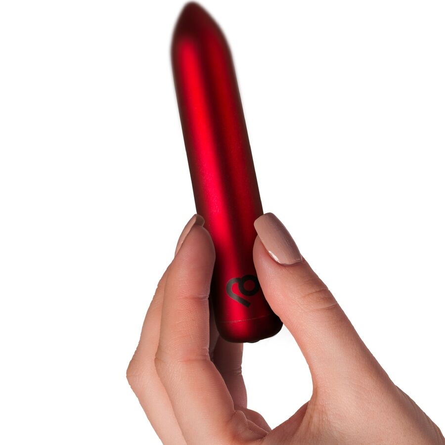 ROCKS-OFF - RECHARGEABLE VIBRATING BULLET POPPY RED - Imagem de 4