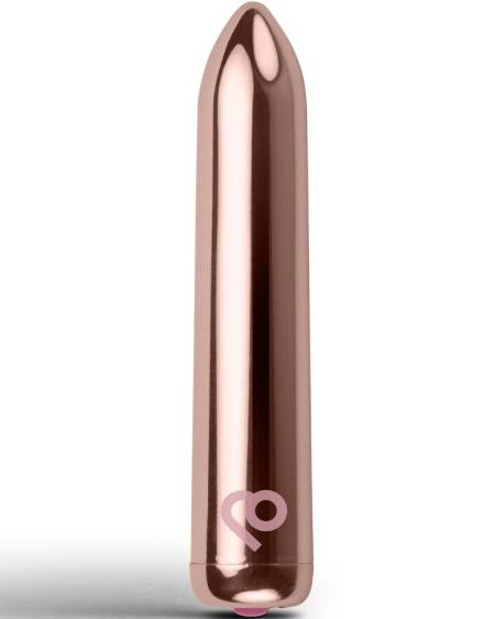 ROCKS-OFF - RECHARGEABLE VIBRATING BULLET GOLDEN ROSE