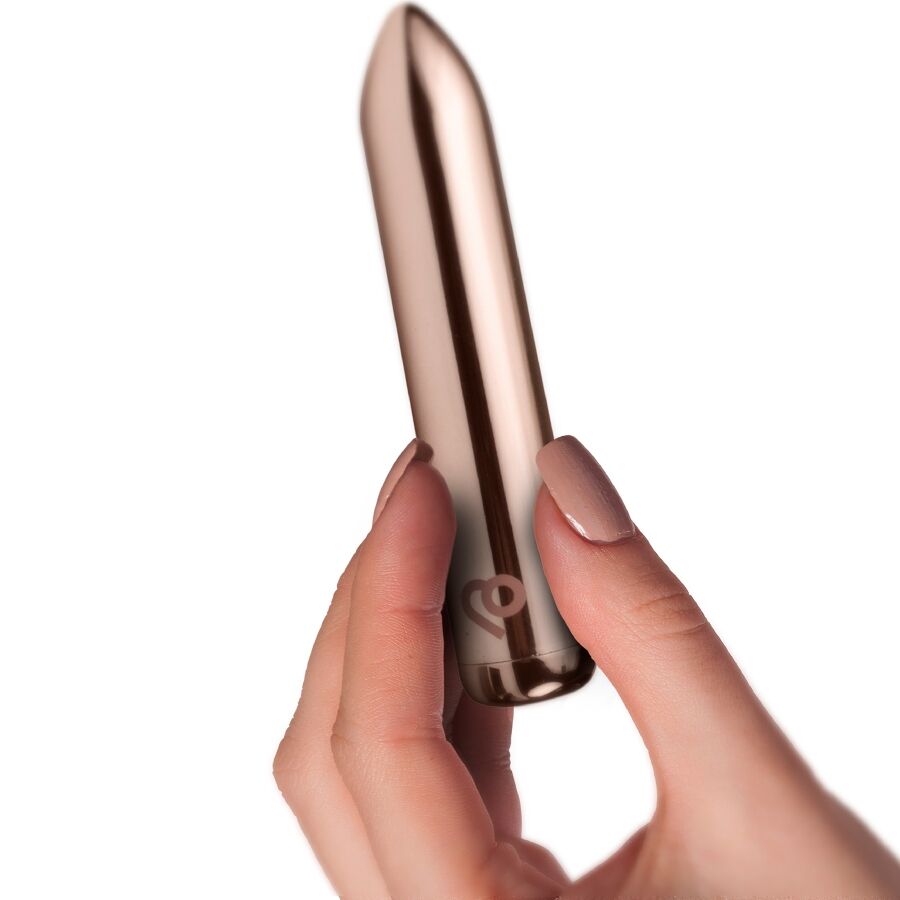 ROCKS-OFF - RECHARGEABLE VIBRATING BULLET GOLDEN ROSE - Imagem de 4