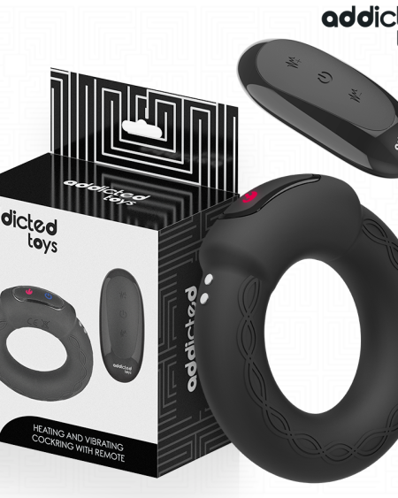 ADDICTED TOYS - HEATING EFFECT VIBRATING COCK RING REMOTE CONTROL