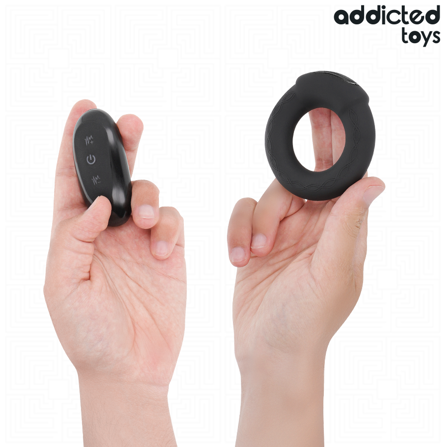 ADDICTED TOYS - HEATING EFFECT VIBRATING COCK RING REMOTE CONTROL - Imagem de 3