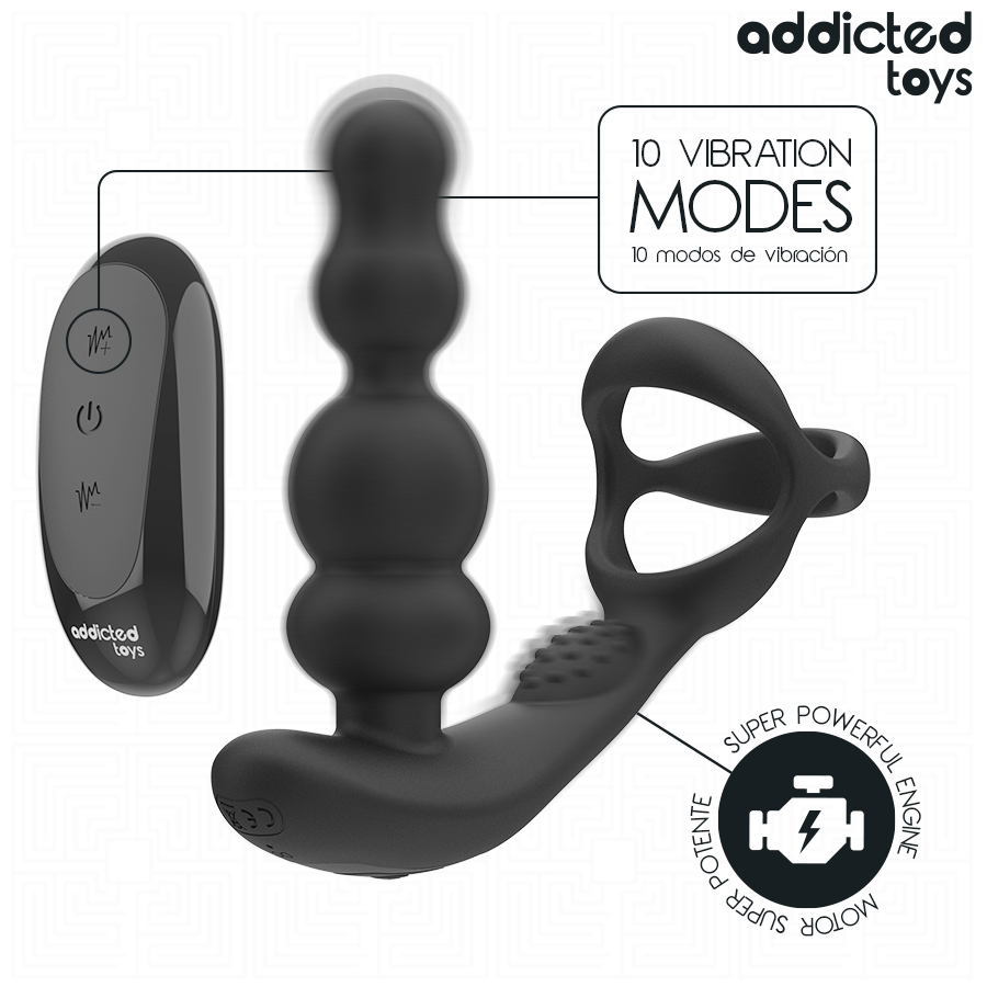 ADDICTED TOYS - ROTATING PROSTATE MASSAGER REMOTE CONTROL - Imagem de 4